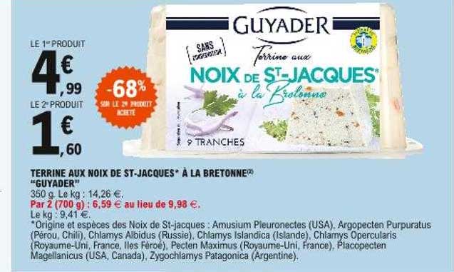 terrine aux noix de st-jacques à la bretonne "guyader"