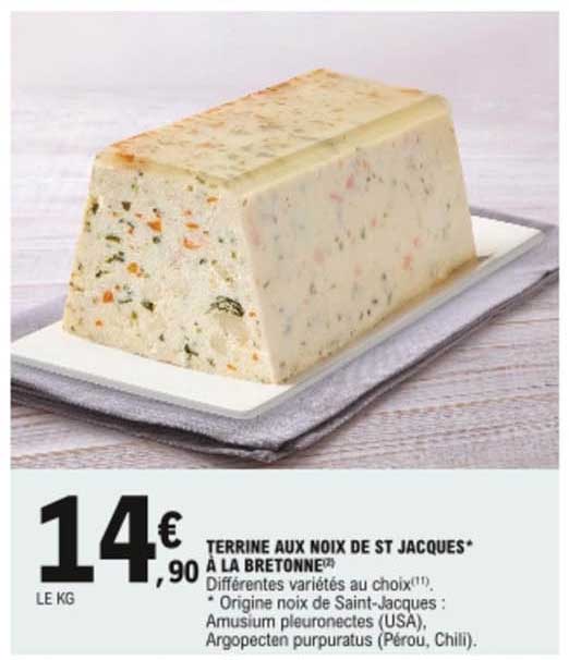 Terrine Aux Noix De St Jacques à La Bretonne