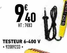 testeur 6-400 v