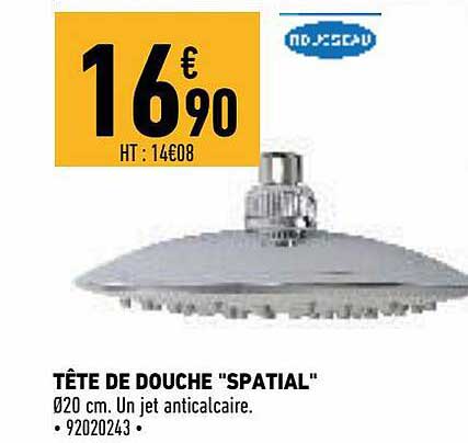 tête de douche "spatial"