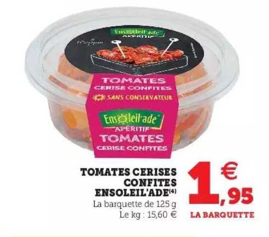Tomates Cerises Confites Ensoleil'ade