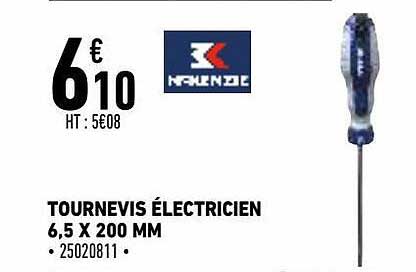 tournevis électricien