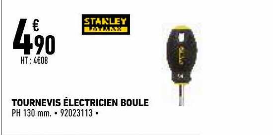 tournevis électricien boule stanley