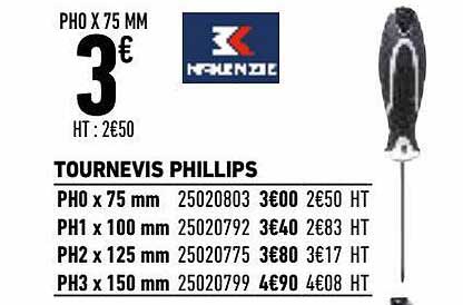 tournevis phillips