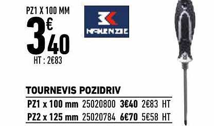tournevis pozidriv