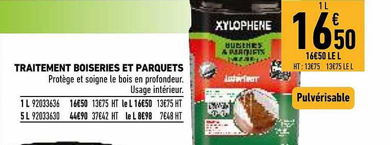 traitement boiseries et parquets xylophène