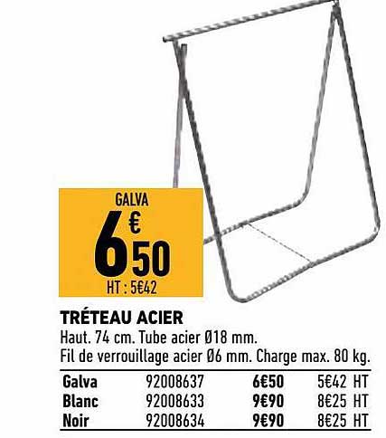 Tréteau Acier