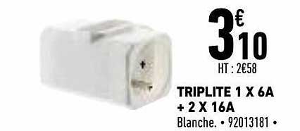 triplite 1 x 6a + 2 x 16a