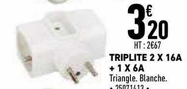triplite 2 x 16a + 1 x 6a