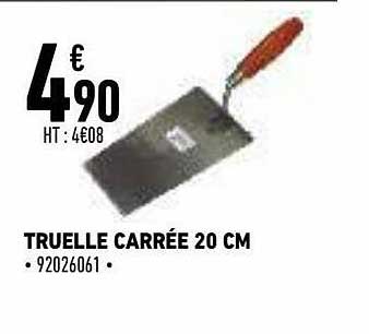Truelle Carrée 20 Cm