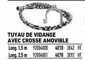 Tuyau De Vidange Avec Crosse Amovible