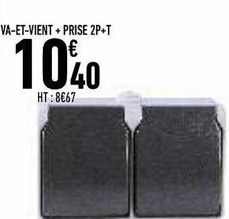 va-et-vient + prise 2p+t