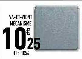 va-et-vient mécanisme