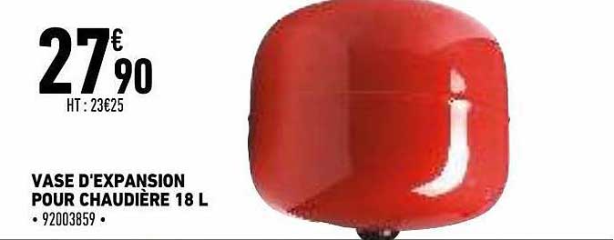 vase d'expansion pour chaudière 18 l