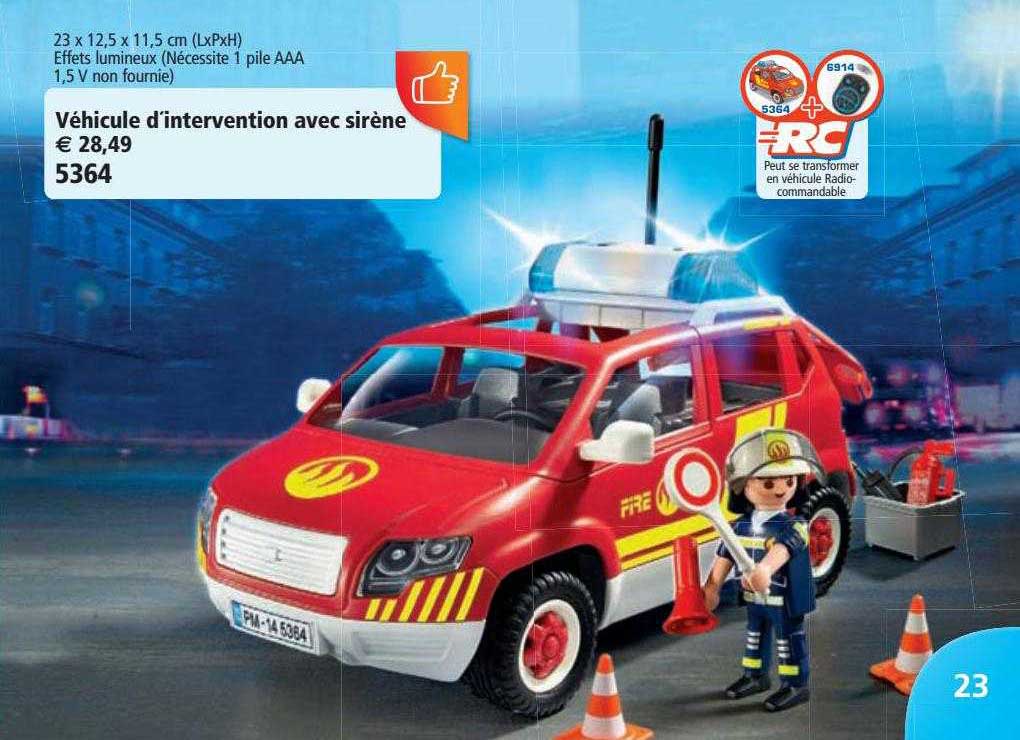 véhicule d'intervention avec sirène