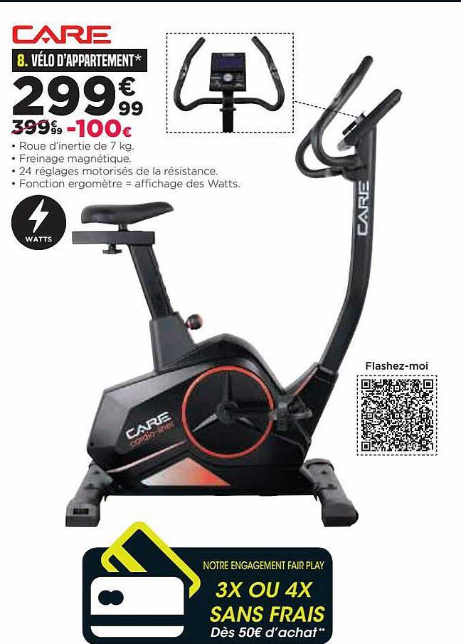 vélo d'appartement care