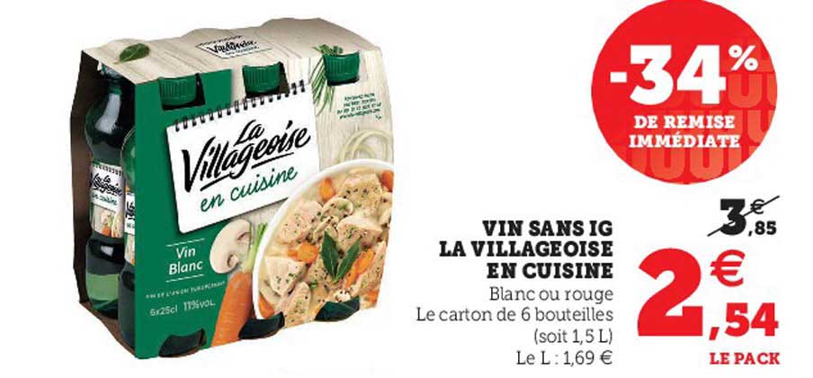 Vin Sans Ig La Villageoise En Cuisine