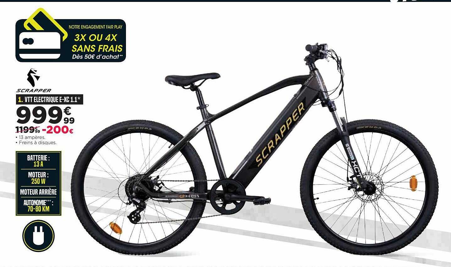 vtt electrique e-xc 1.1 scrapper