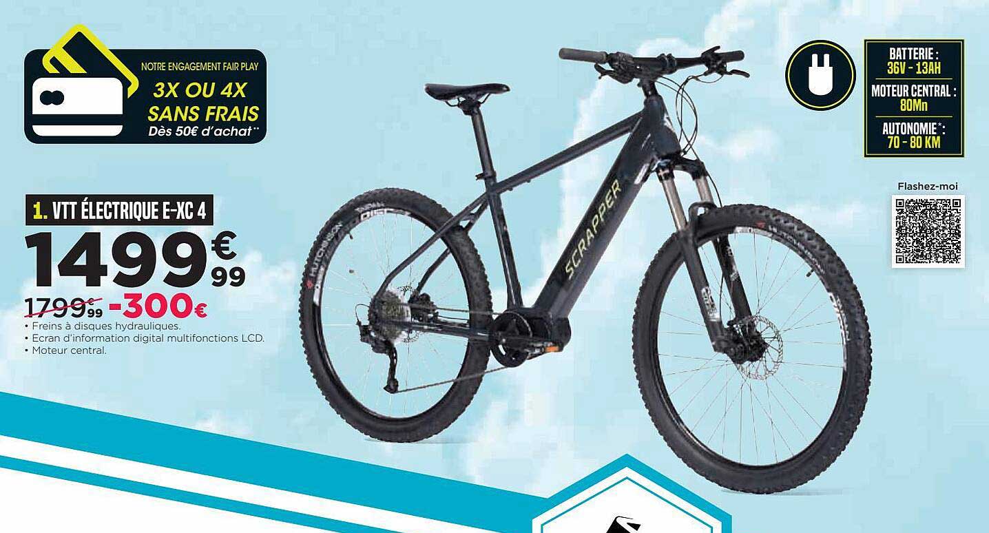 vtt électrique e-xc 4