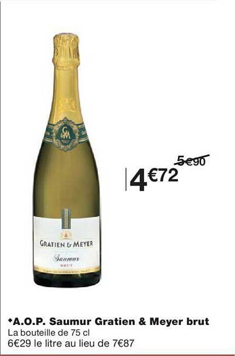 a.o.p. saumur gratien & meyer brut