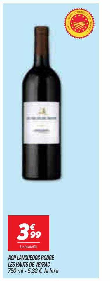 Aop Languedoc Rouge Les Hauts De Veyrac
