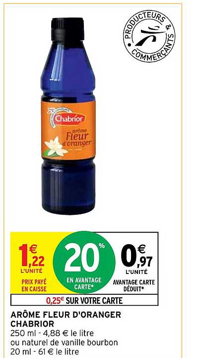 Arôme Fleur D'oranger Chabrior