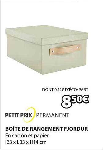 boîte de rangement fjordur