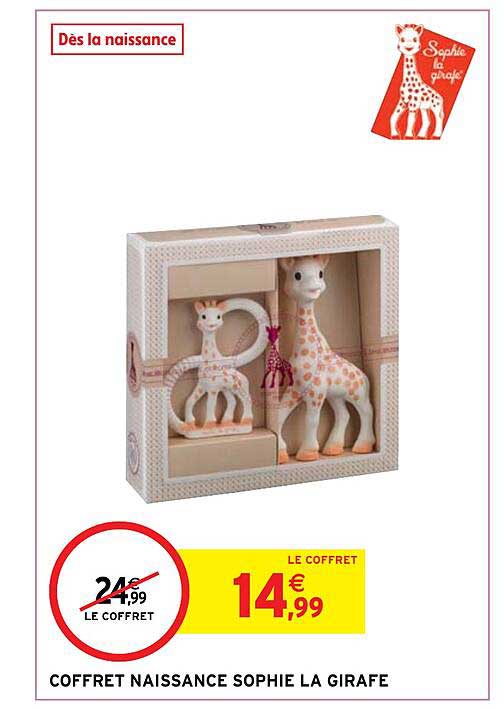 coffret naissance sophie la girafe