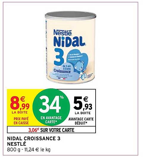 Nidal Croissance 3 Nestlé