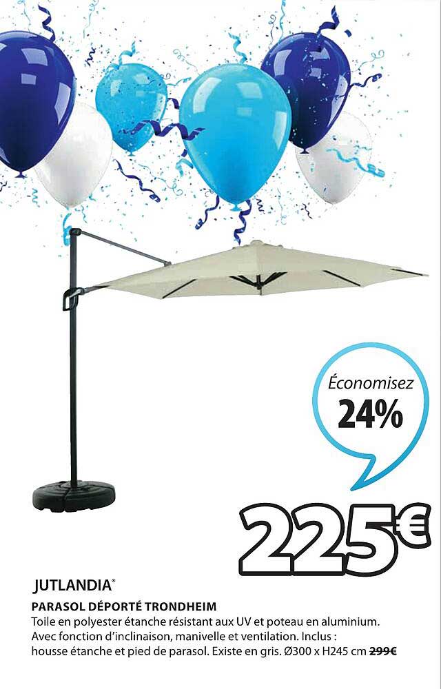 Parasol Déporté Trondheim Jutlandia