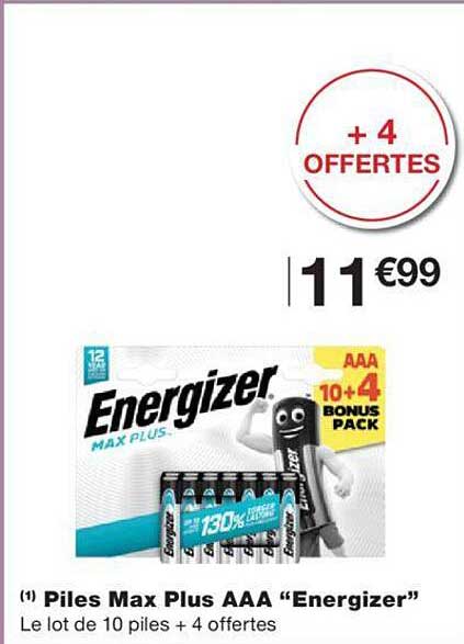 Piles Max Plus Aaa "energizer"