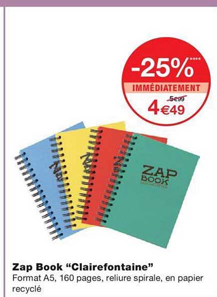 Zap Book "clairefontaine"