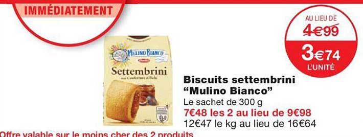biscuits settembrini "mulino bianco"