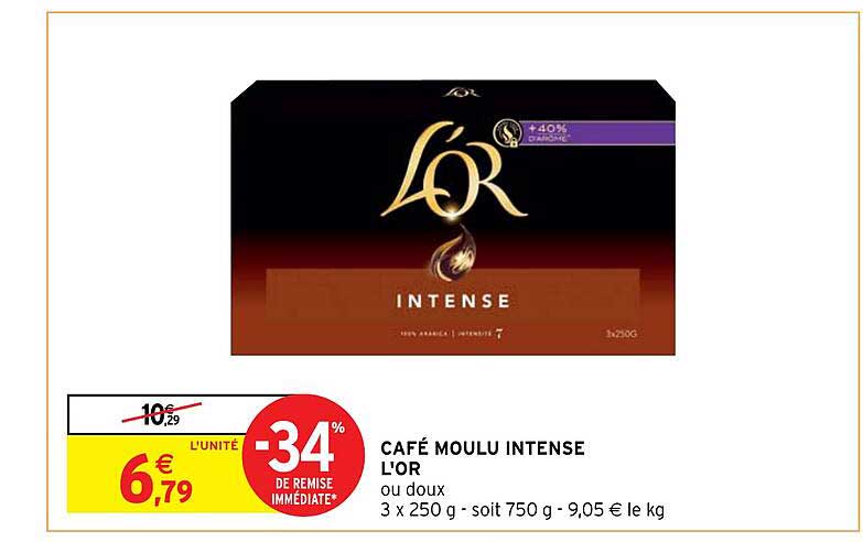 Café Moulu Intense L'or