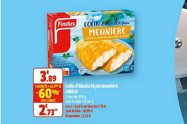 colin d'alaska façon meunière findus