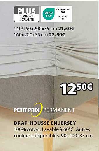 drap-housse en jersey