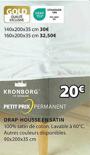 Drap-housse En Satin Kronborg