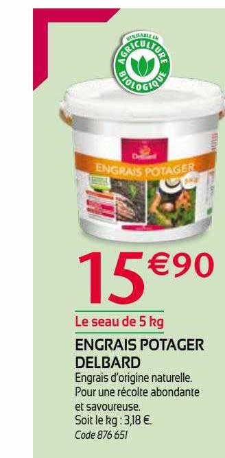 engrais potager delbard
