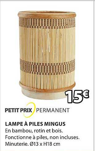lampe à piles mingus