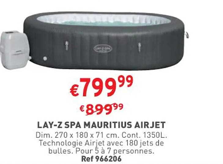 lay-z spa mauritius air jet