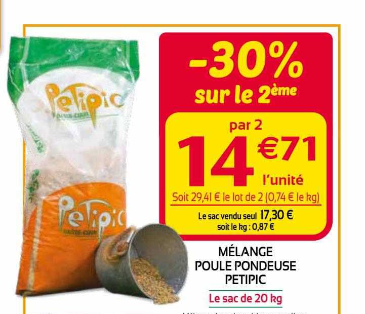 mélange poule pondeuse petipic