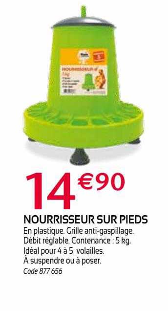 nourrisseur sur pieds