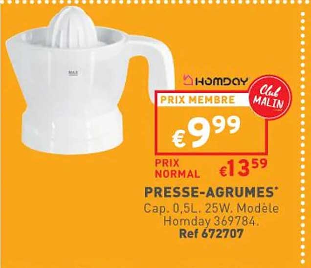 presse-agrumes homday