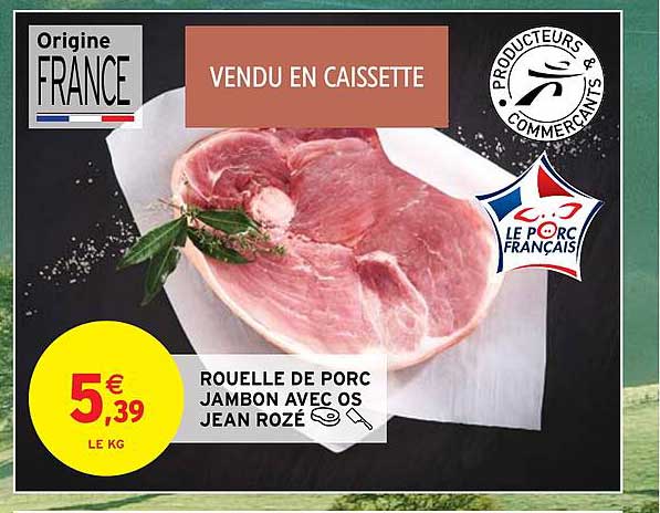 rouelle de porc jambon avec os jean rozé