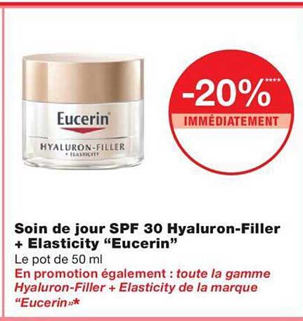 soin de jour spf 30 hyaluron-filler + elasticity "eucerin"