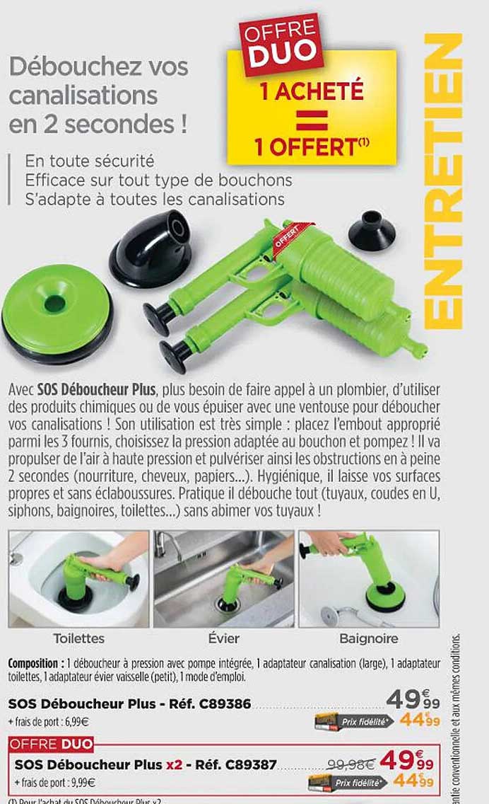 Sos Déboucheur Plus