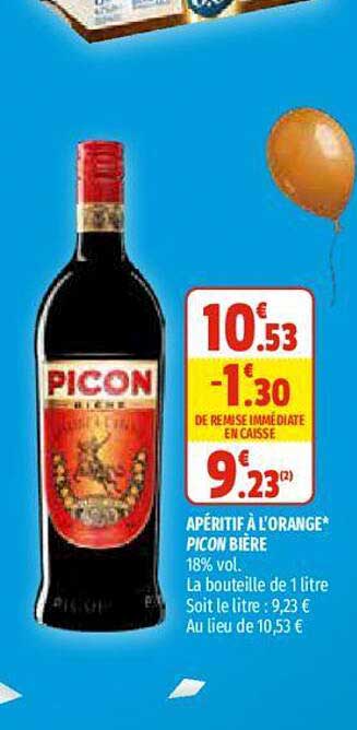 apéritif à l'orange picon bière