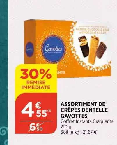 Assortiment De Crepes Dentelle Gavottes
