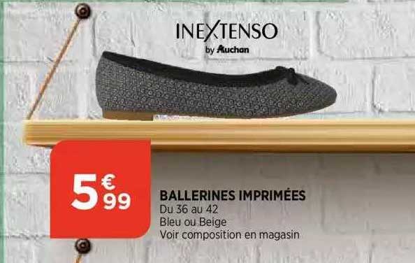 ballerines imprimees
