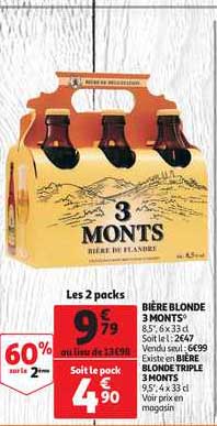 biere blonde 3 monts